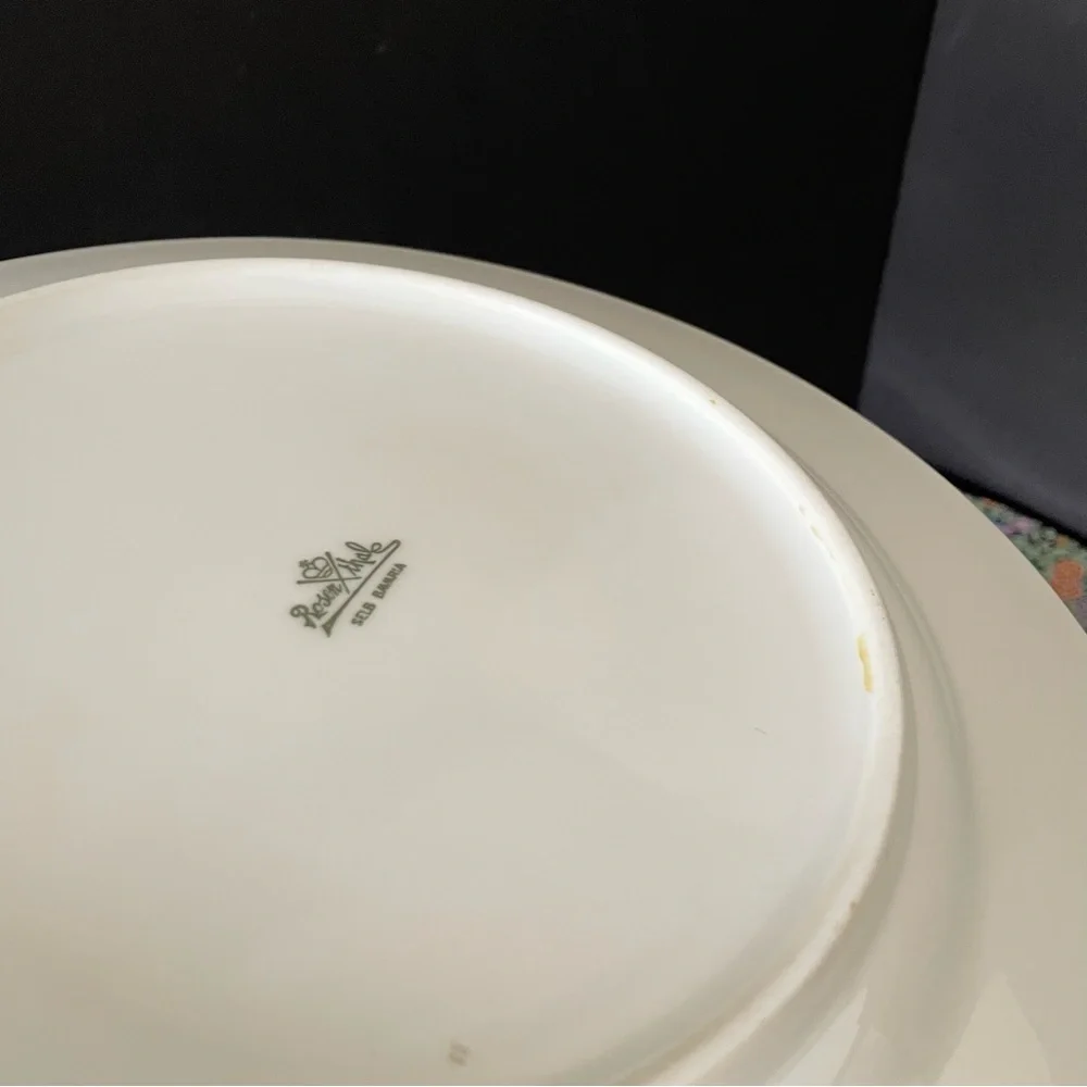 SET of 4 Parrot Bird Floral Dinner Plates - Rosenthal